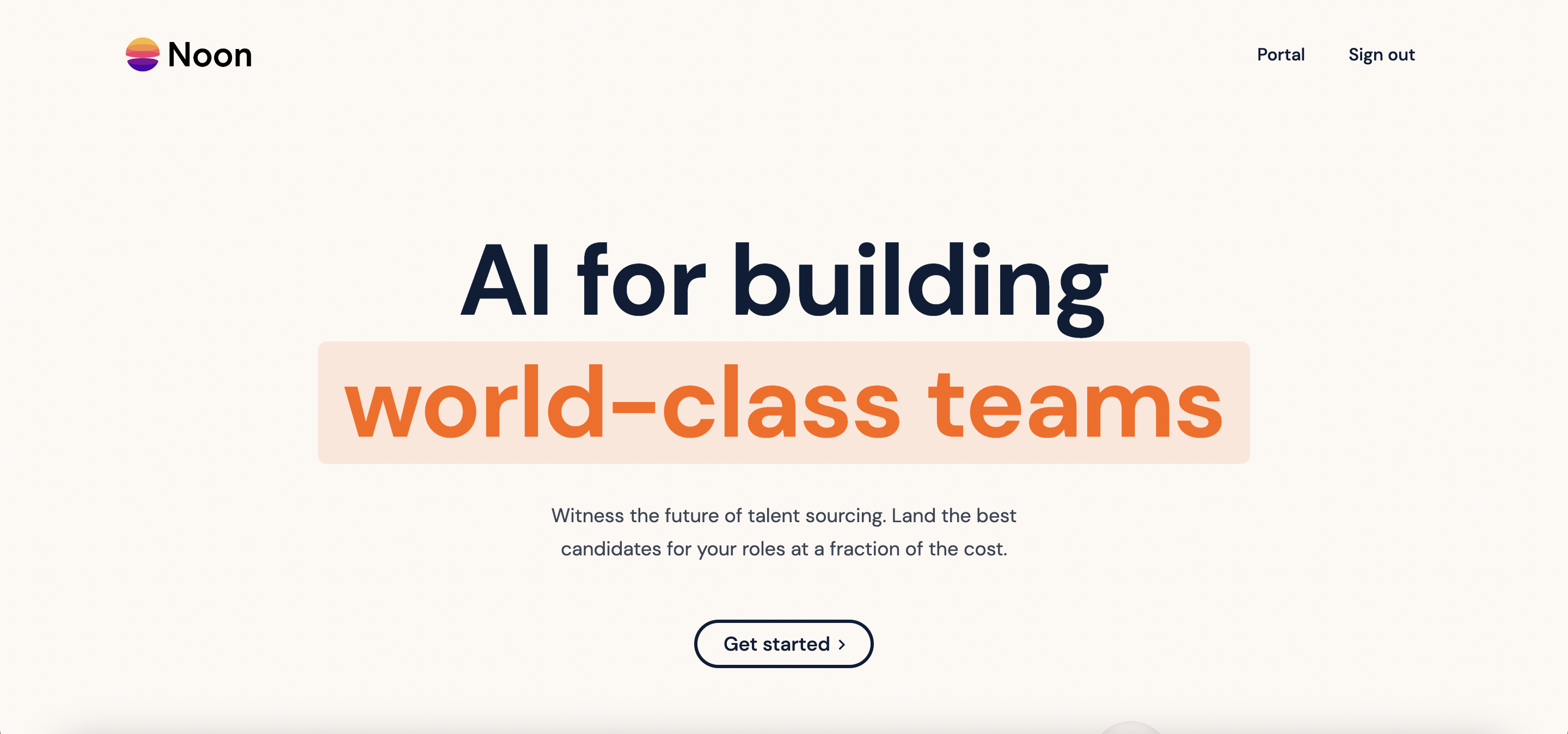 Noon | An AI teammate for every recruiting team